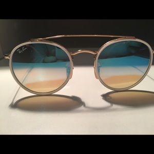 Women's Ray-bans ROUND DOUBLE BRIDGE // authentic